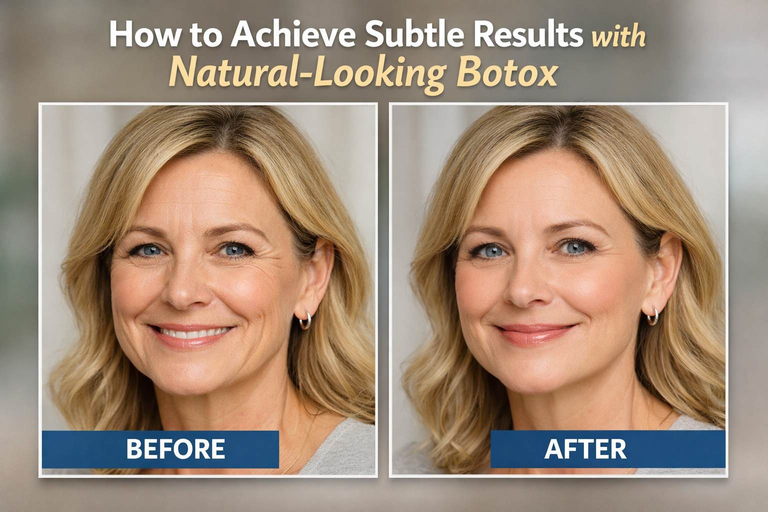 Natural Botox Injections Natural-Looking Botox: Tips for Subtle Results