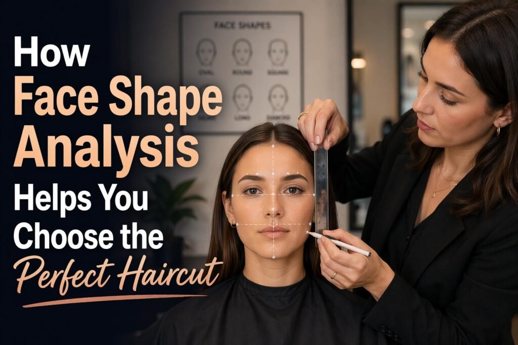 face shape analysis for haircut